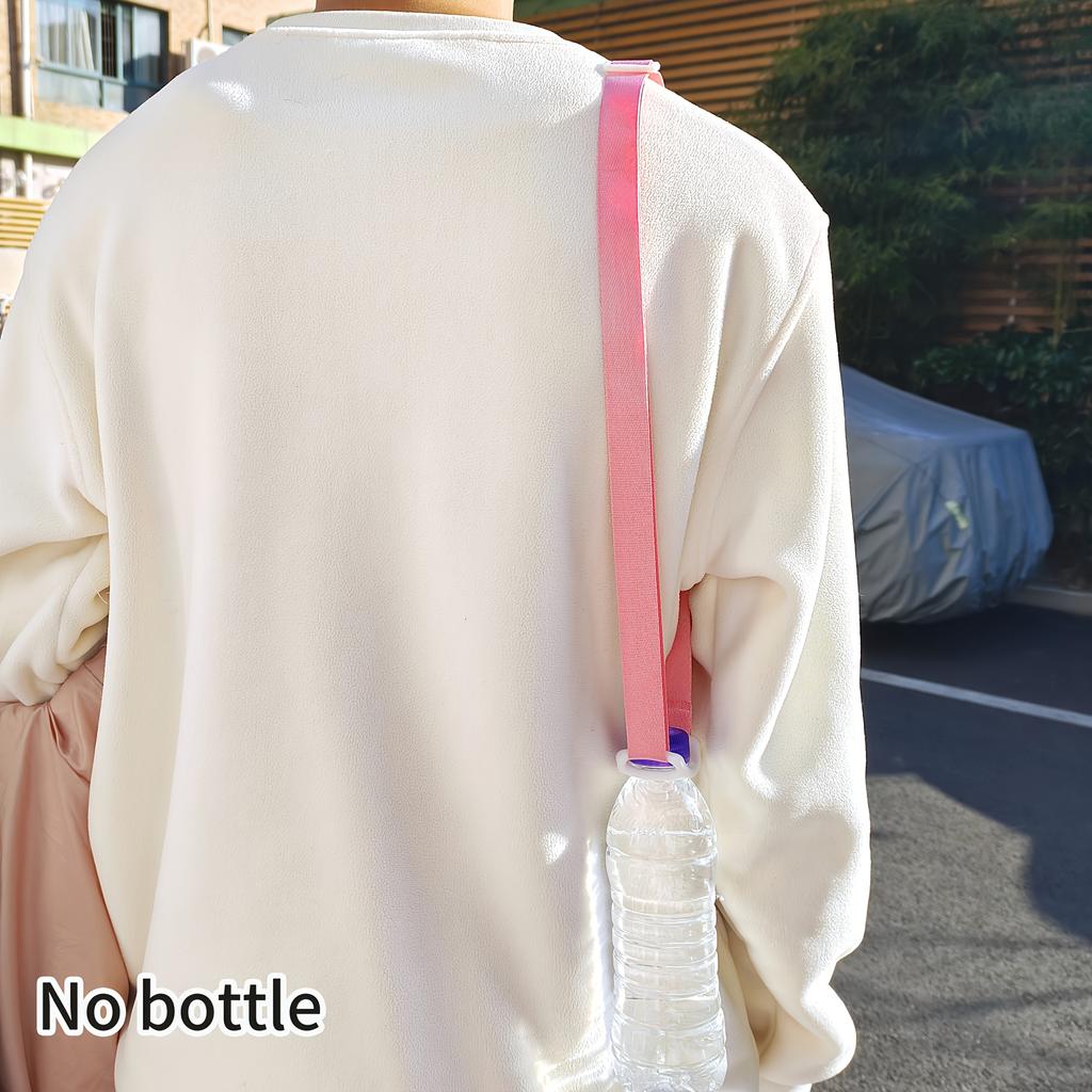 3pcs Portable Insulated Water Bottle Shoulder Strap - Ergonomic Silicone Ring Strap for Hands-Free Carrying, Hiking, Gym, Travel