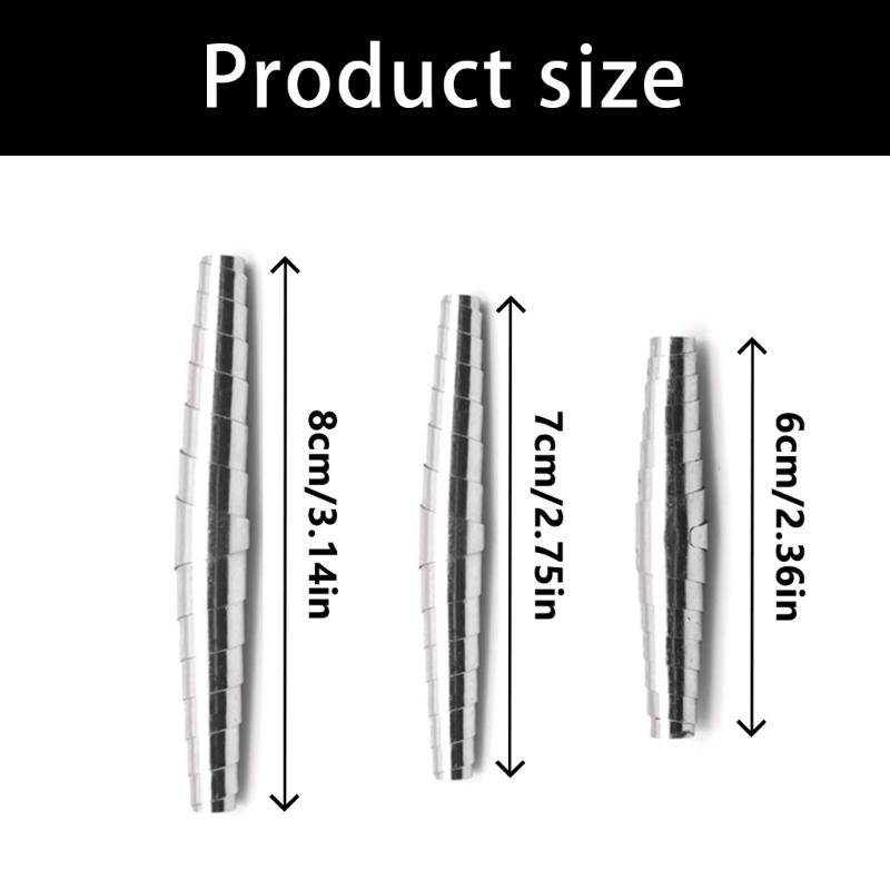 Fruit Tree Care Pruning Shear Spring 6pcs, Metal Coil Replacement Parts in 6cm 7cm 8cm for Smooth Return Action and Daily Shear Use