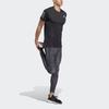 Adidas Adizero Saturday Long Leggings With Logo Print Men Leggings Black HR5675
