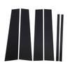 6Pcs Pillar Post Cover Trim Mirrored Finish Weather Resistant Easy Installation Pillar Post Trim for   2004 to 2015