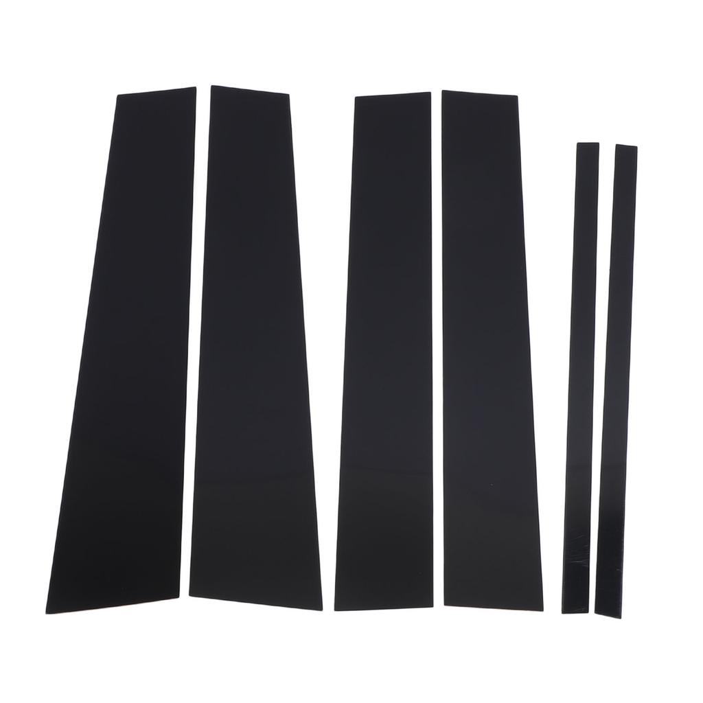 6Pcs Pillar Post Cover Trim Mirrored Finish Weather Resistant Easy Installation Pillar Post Trim for   2004 to 2015