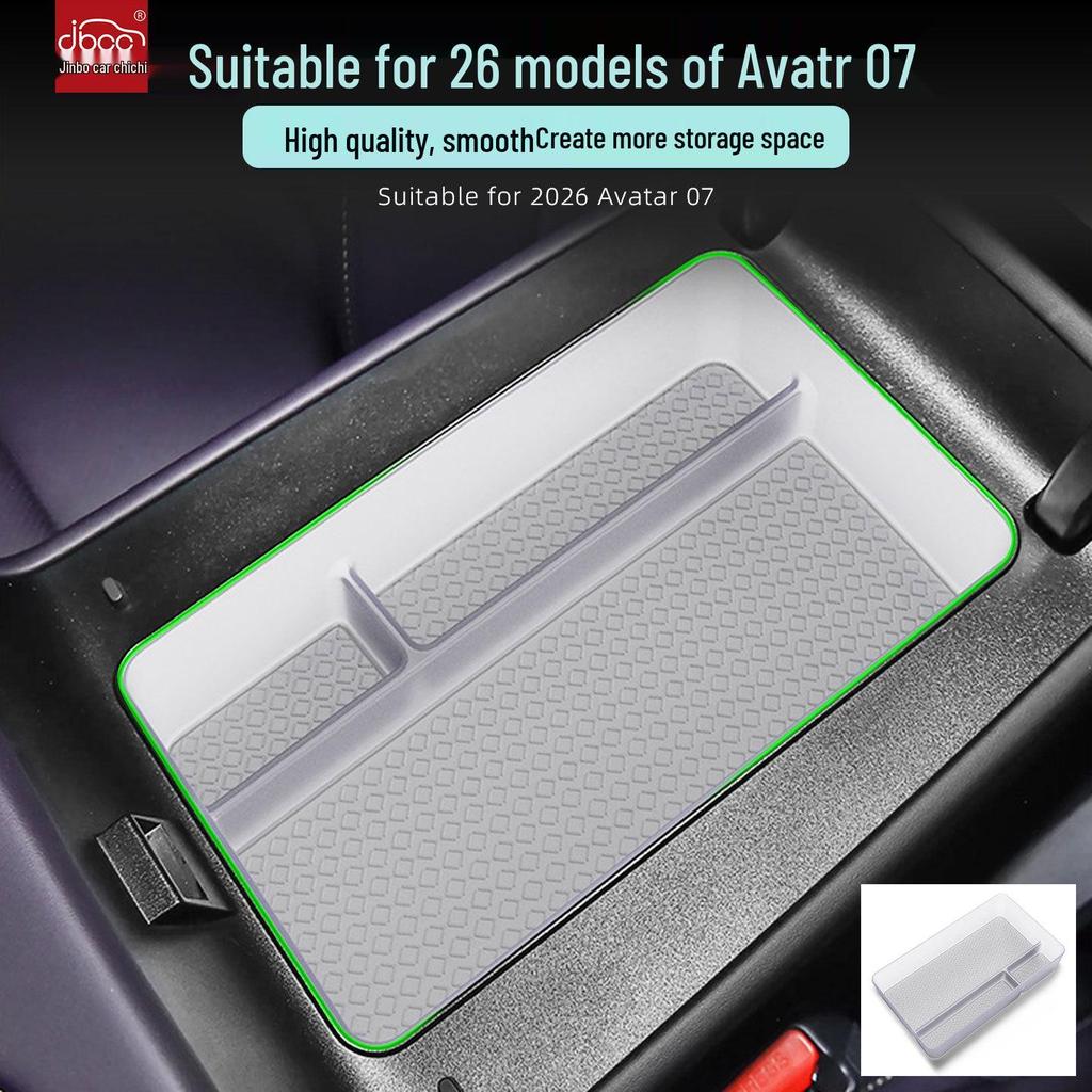 Fits Avatr 07: Armrest Box Storage & Console Compartment Accessories for 26 Models.