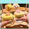 Cute Cartoon Honey Jar Teddy Bear Plush Toy Keychain Pendant For Giftgiving