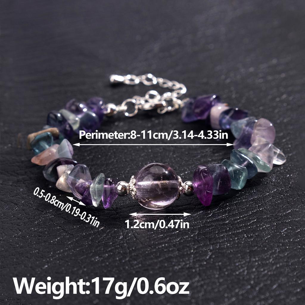 Natural Crystal Bracelets, Amethyst Bracelets, Light Luxury High-end accessories,Christmas Gift, Stocking Stuffers, Valentine's Day gift,Birthday Gift