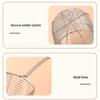 Ergonomic Handle Skimmer Spoon Stainless Steel Strainer Ladle Colander for Blanching Vegetables and Skimming Impurities