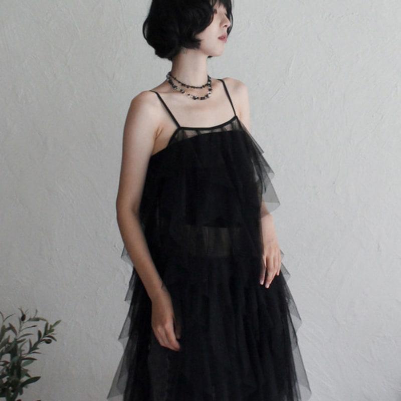 Rubati Necklace_THANATOS Layered Black Hematite