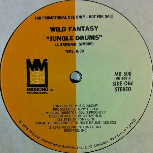

12inch Record WILD FANTASY - Jungle Drums MD500 Midsong Interna 1978 US Dance & Electronica Used