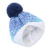 Winter Children's Padded Colour Blocking Knitted Pullover Ear Protection Cap
