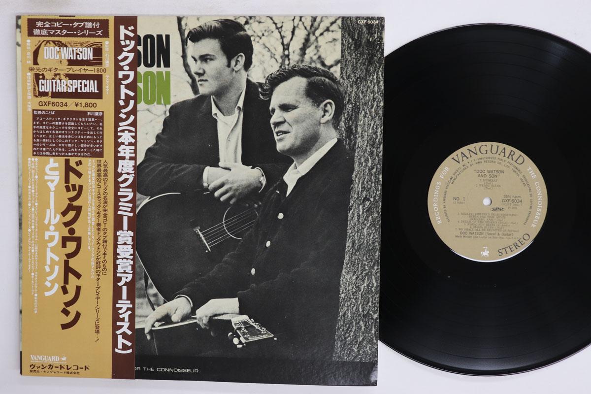 LP Record DOC WATSON  SON  Doc Watson  Son GXF6034 VANGUARD 1976 Japan Obi Blues Used