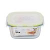 Camellia Square Glass Food Container