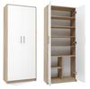 Oliv 2D Bookcase WHITE SONOMA