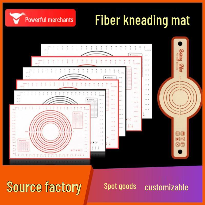 Silicone Baking & Kneading Mat - Heat-Resistant, Food-Grade, Large Cutting Board for Pizza & Macarons