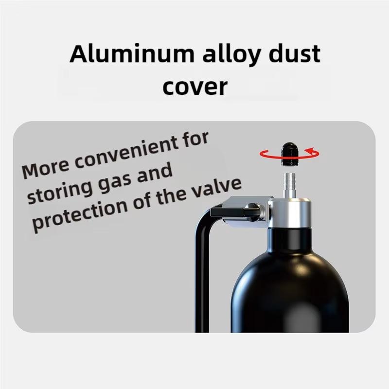 200PSI High Pressure Tank Pump Inflator Tyre Air bottle Tire Booster 1.3L With Valve Gas Cylinder For Bike Vacuum Tubeless Tire
