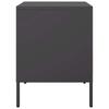Nightstands 2 Pcs Black 36 X 39 X 50.5 Cm Steel