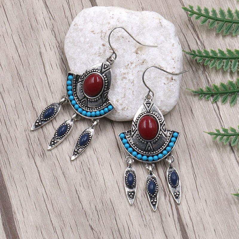 Geometric Earrings Women's Accessories Tassel Long Earrings Jewelry