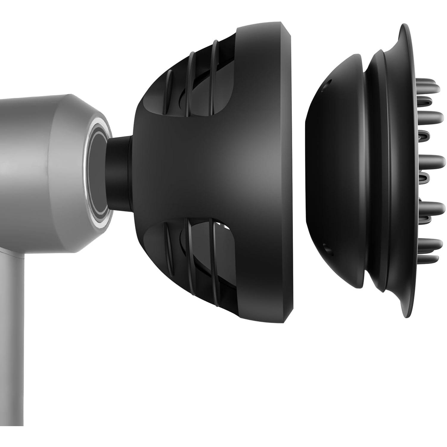 New Wave+Curl Diffuser Nozzle for Dyson Supersonic Hair Dryer HD01 HD02 HD03 HD04 HD08 HD15 HD16 Accessories, Attachemnt Parts No 973924-01 nero