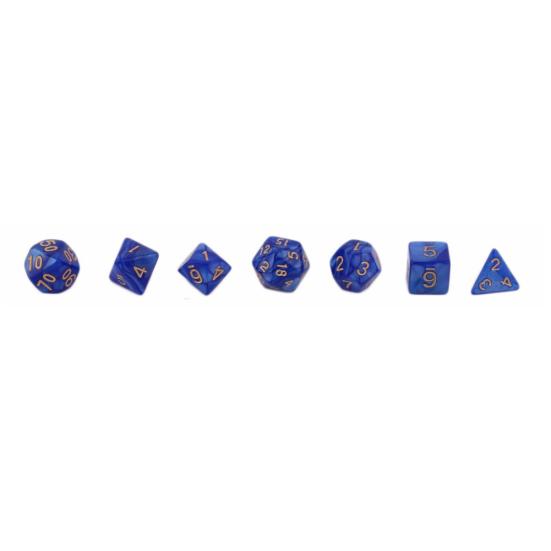 7Pcs KTV Party Multicolor Polyhedral Numbers Dice Table Board Game Supply Gift