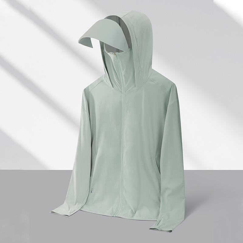 2024 Summer UV Protection Hooded Jacket for Men & Women - Ice Silk Outdoor Sunshield