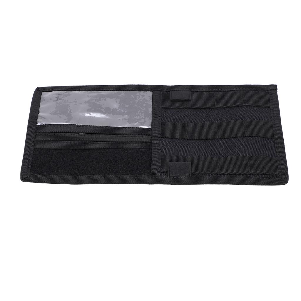 Vehicle Sun Visor Storage Bag Multifunctional Car Sun Visor Organizer for Most VehicleBlack