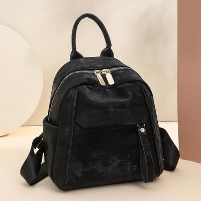 Women's Mini PU Leather Backpack  Small Backpacks for Girls  Outdoor Travel Items  Feminine Backpacks