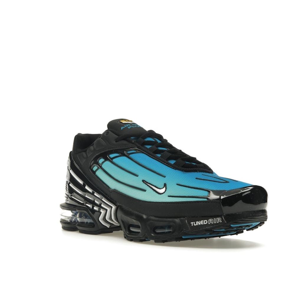Nike Air Max Plus 3 Black Laser Blue Men Sneakers White FQ2417-001