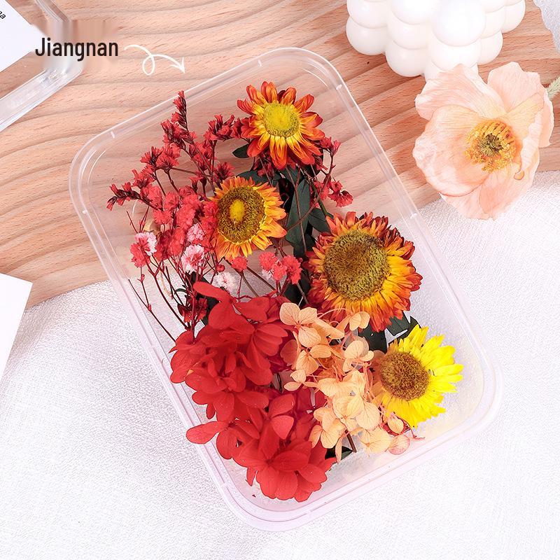 Eternal Dried Flower Photo Frame Decoration – Handmade Air-Dried Bouquet Ornament for March 8th
