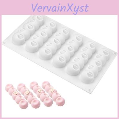 Ball 6concave Shaped Strip Long Silicone Mold Dessert Decorating Tools Mousse Chocolate Pastry Mould Cake Tools Baking Molds Love Heart Cake Mold