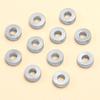 Two-Color Striped Stainless Steel Beads, 4-8mm DIY Jewelry Spacer Accessories