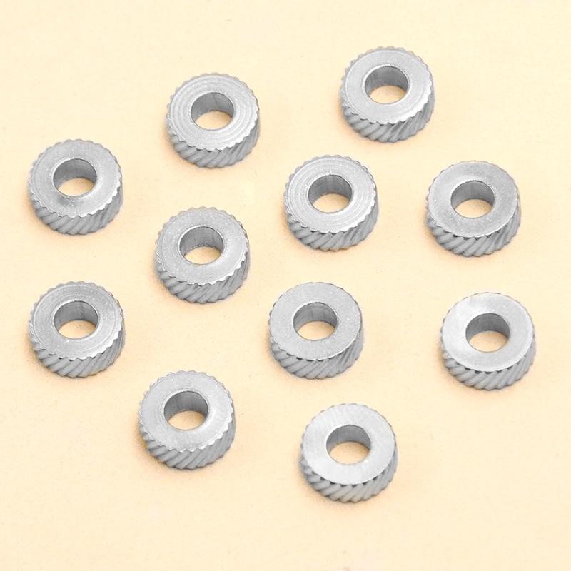 Two-Color Striped Stainless Steel Beads, 4-8mm DIY Jewelry Spacer Accessories