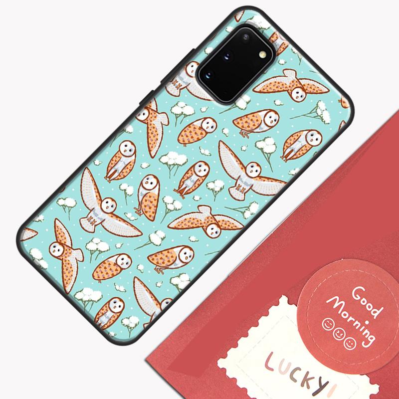 Süße Eule Cartoon Handyhülle Für Samsung Galaxy S23 S26 Ultra S20 S21 S22 S24 S25 Plus S10 S25 FE Hülle Schale