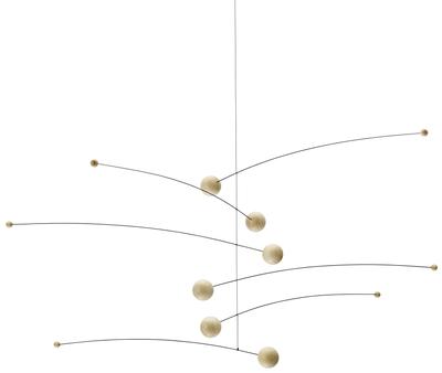 [Offiziell importiert] Frensted Mobile, Innendekoration, Skandinavische Dekorationskunst, Futura Natural, FSM130187, mit Geschenkbox, Babyartikel,