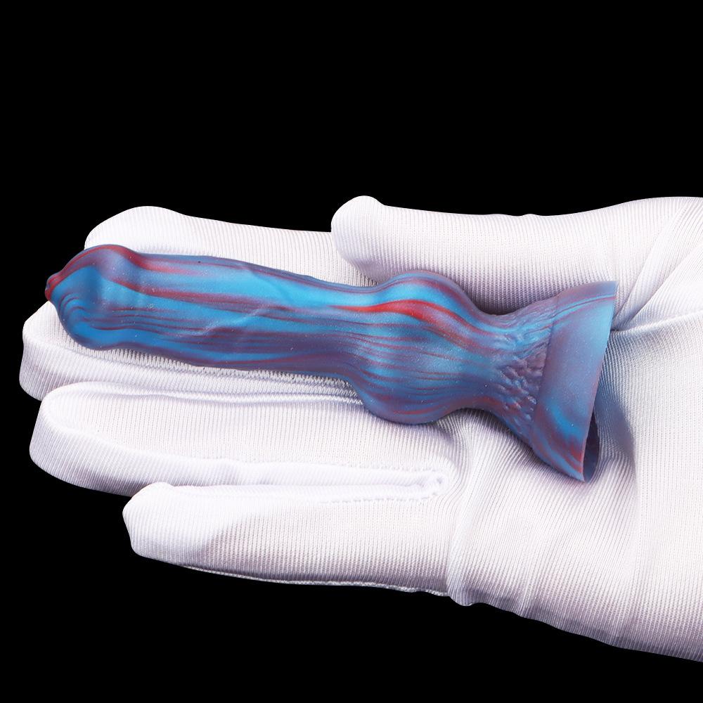 Silicone Animal Dog Dildo Butt Plug Mini Vaginal Anal Plug Adults Sex Toys for Women Men Masturbators Fake Penis Small