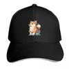 Shiba Inu Baseball Cap Contrast Two Tone Brim Snapback Flat Bill Strapback Dad Hat