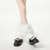 Foot Cover Faux Fur Leg Warmers Y2K Aesthetic Winter Leg Coverings Furry Leg Warmers  Spicy Girls