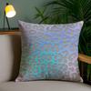 Y2k Fashion Leopard Print Pillow Case Sofa Short Plush Double-sided HD Printing Room Home Office Gift Cushion Cover