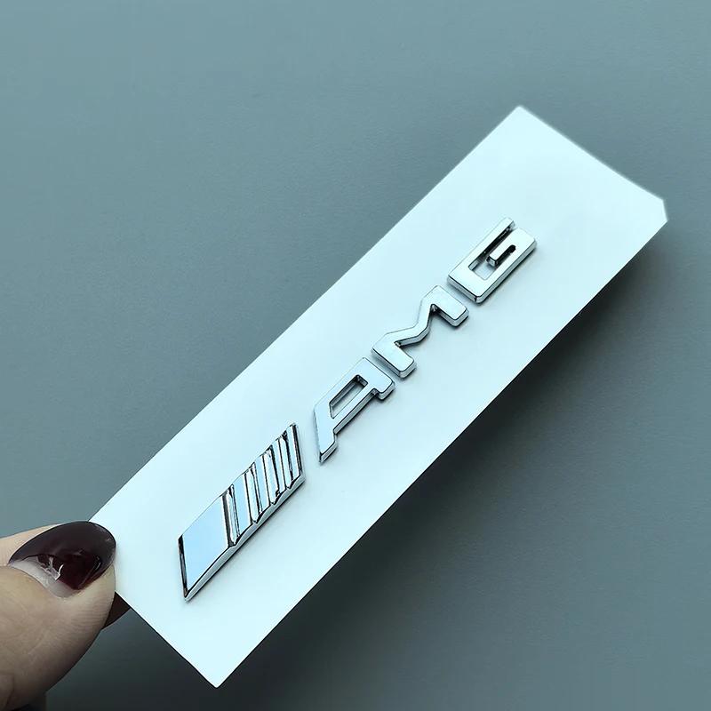 

Автомобильная наклейка 8 см ABS Значок-эмблема для Mercedes Benz AMG C63 E63 Центральная консоль Брелок Логотип Аксессуар Наклейка Резкий Плоский Шрифт Chr console logo