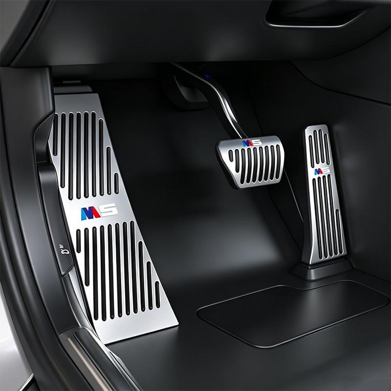 Motorcycle Sticker/BMW M Power Pedal Cover Aluminum Alloy Non-Slip Accessories For BMW M E90 E60 F30 F10 E39 E36 F20 G30 G20 X1 msvc59 hbrn5