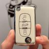 2 3 Button Tpu Car Key Case Cover Holder Shell For Peugeot 308 207 307 3008 5008 Fob For Citroen C2 C3 C4 C8 Keys Accessories