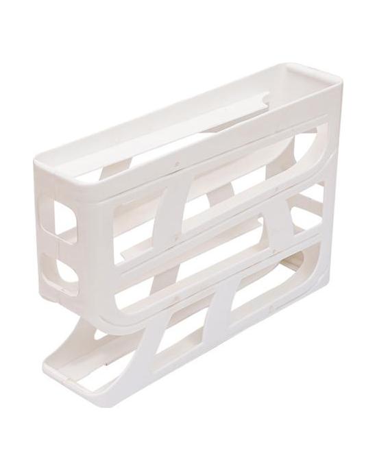 Kühlschrank Seitentür Slide Ei Stoarge Rack Vier Ebenen Automatische Roll Tiefe Rillen Unterbringen 30 Ei