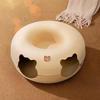 Donut Tunnel Style Felt Cat Bed - Breathable, Removable, Washable, All-Season Use