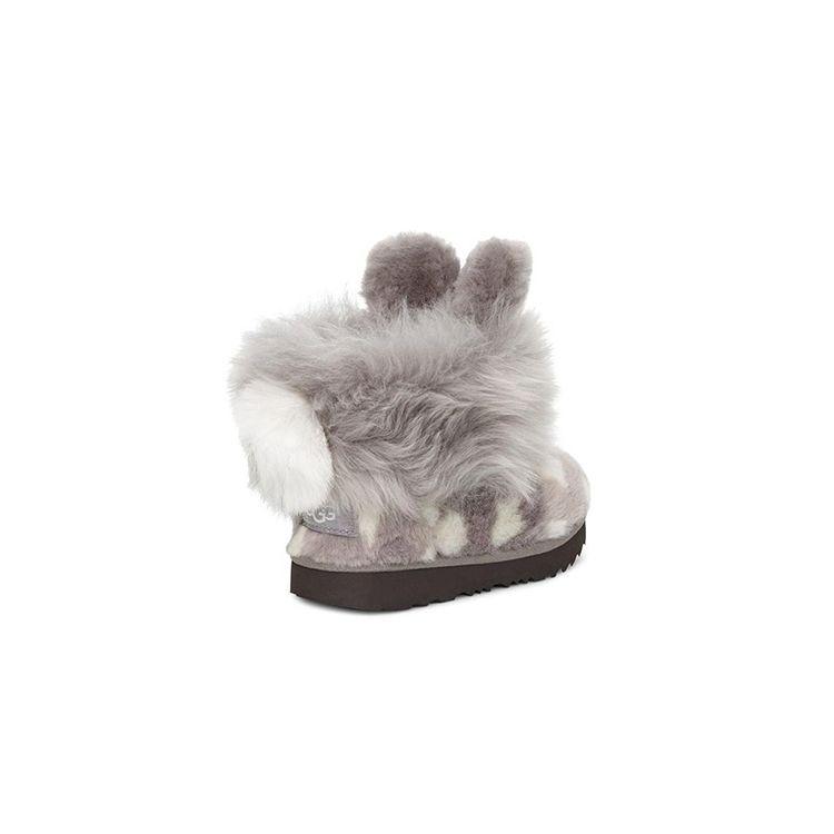 UGG Classic Mini Comfortable Versatile Kids Boots Kids boots Gray 1106897T-CHRC