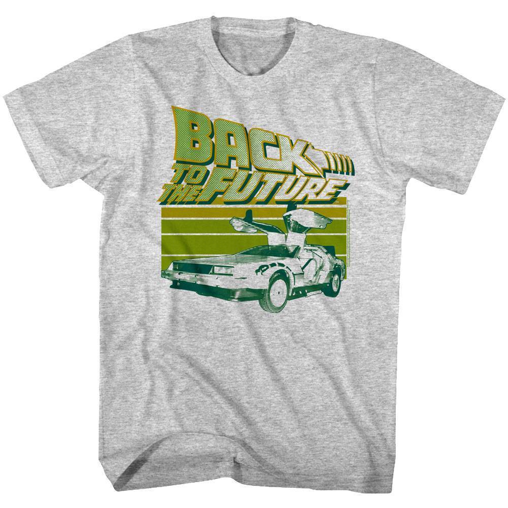 Back to The Future Green Gullwings Men T Shirt M