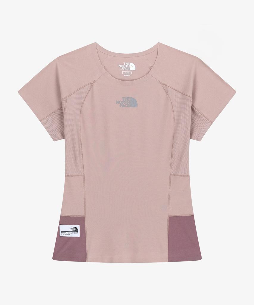 Noseupeiseu Nt7Ur80K WomenS Speed On Short Sleeve Round Neck T-Shirt GrayishPink