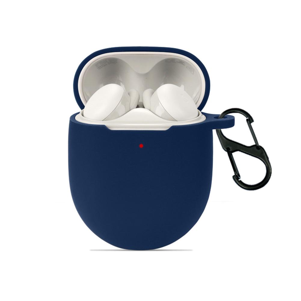 Soft Silicone Headphone Holder Case with Hook Washable Headphones Cover Case Shockproof Dustproof for Google Pixel Buds A-Series