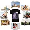 Jujutsu Kaisen Sukuna & Fushiguro Megumi Anime Print T-shirt Casual Loose Top For Fans Pure cotton T-shirt