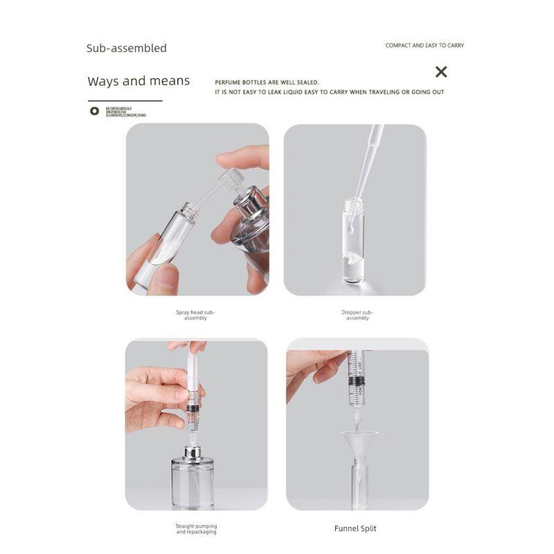 5 Ml10ml20ml30ml New Arrival Perfume Sub-Bottles Travel Portable Spray Empty Glass Bottle Mini