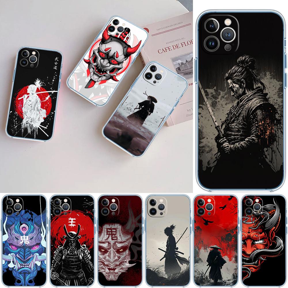 CJ71 Japan Samurai Mask Case for Motorola Moto G40 G04 G05 One Ace Action Fusion + Plus Hyper Macro Vision Zoom