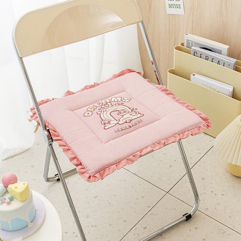 

Cute Thickened Chair Cushion with Ties