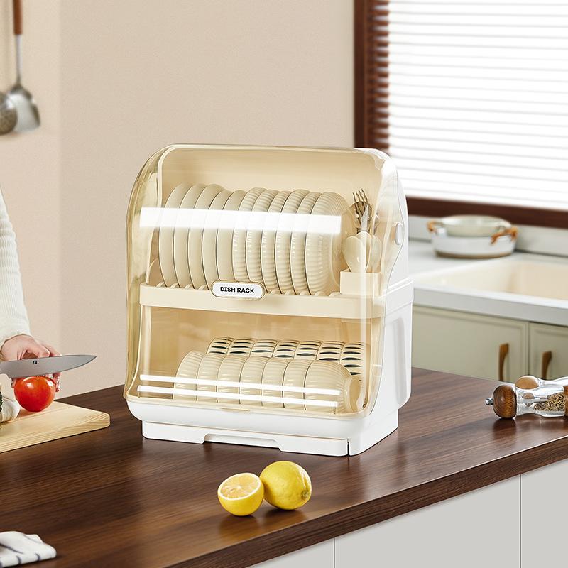 Shelf Kitchen Dishes Dish Storage Rack Tableware Storage Box Multifunctional Household
