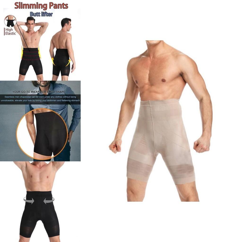 Hohe Taillen Herren Body Shaper Bauchkontroll-Shorts Mit Flexiblem Und Schnelltrocknendem Stoff Für Den Täglichen Gebrauch